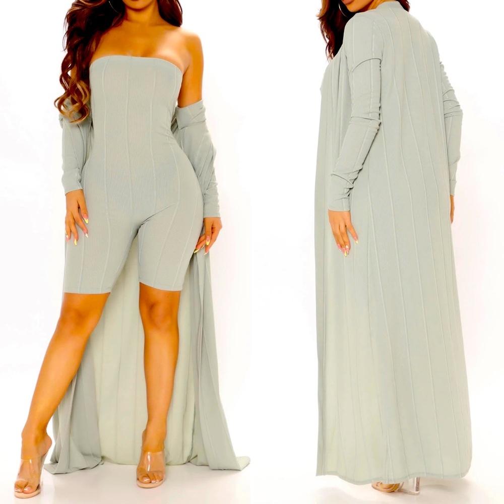 Two Piece Romper Set